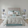 510 Design 510 Design 5DS10-0052 Josefina Comforter Set; Blue - Cal King - 8 Piece 5DS10-0052